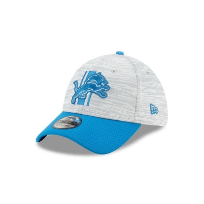 Detroit Lions Gorra | New Era Official NFL Training 39thirty Stretch Fit Cap Mexico - Azules